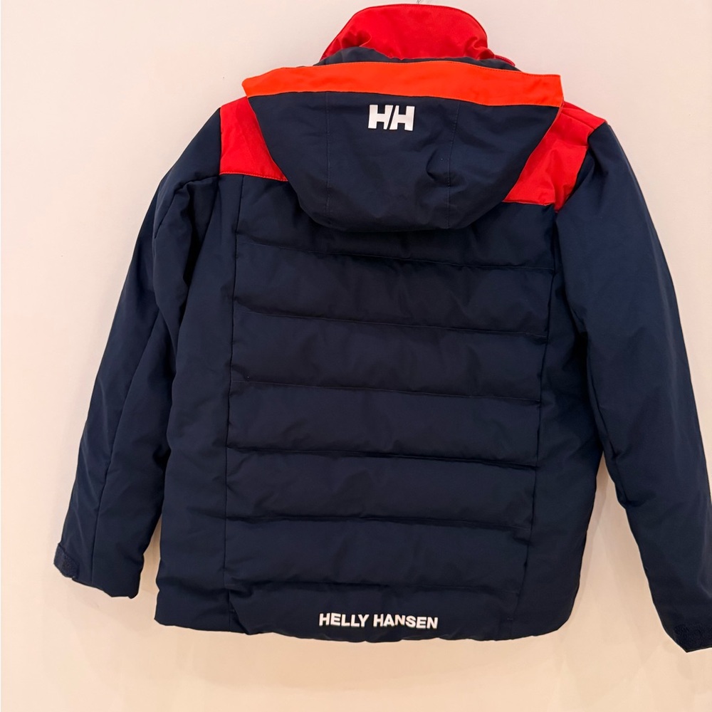 Helly Hansen Dark Blue, Red, White SKI Puffer Jacket